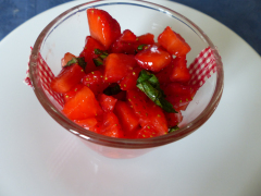 Recette Tartare de fraises