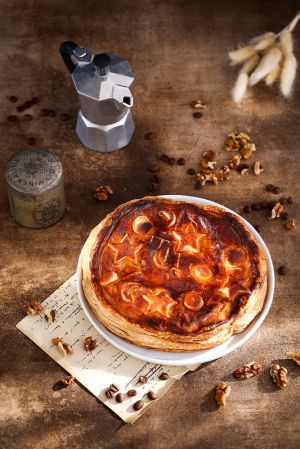 Recette Galette des rois aux noix parfumée au café