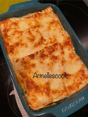 Recette Lasagnes au saumon et épinard