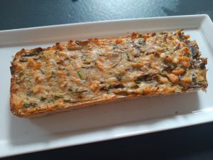 Recette Flan au saumon et champignons