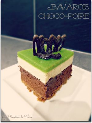 Recette Bavarois chocolat poire