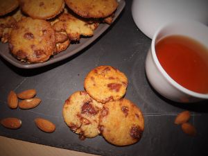 Recette Biscuits Sablés aux Amandes Caramélisées