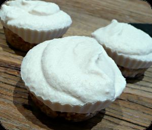 Recette Petits gâteaux au citron façon muffin (cru, vegan)