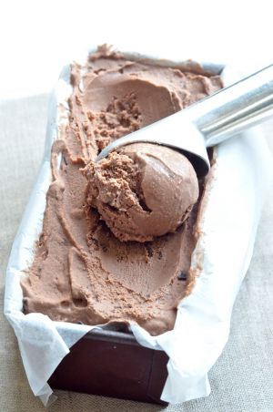 Recette Glace chocolat noisette et pépites de chocolat vegan