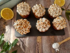 Recette Cupcakes façon tarte au citron meringuée