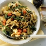 Recette Pasta e lenticchie (pâtes en ruban aux lentilles balsamiques)