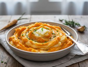 Recette Purée de patates douces et pommes de terre : recette facile pour un plat réconfortant