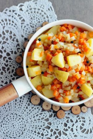 Recette Pommes de terre, carotte et fenouil