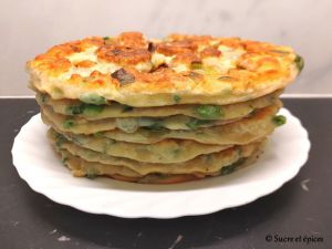 Recette Pains frits aux oignons verts et persil - Recette en vidéo