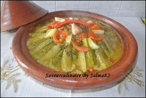 Recette Tajine de Courges, Courgettes et Petit pois ????? ????? ??????? ?????????