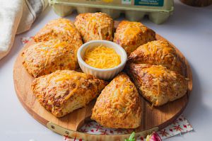 Recette Scones lardons fumés cheddar