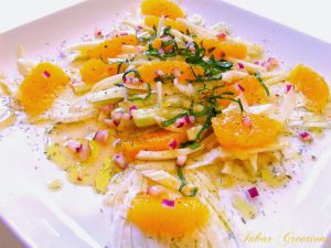 Recette Salade de Fenouil à l'Orange Vinaigrette au Miel et Échalote