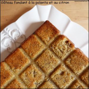 Recette Gâteau à la polenta, amandes (ou noisettes) & citron