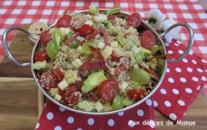 Recette Salade de quinoa sucrée salée