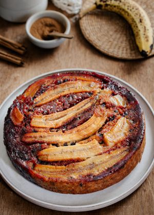 Recette Banana bread tatin : gâteau renversé aux bananes caramélisées
