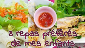 Recette 3 Repas Préférés de Mes Enfants (vegan)