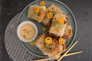 Recette Dumpling de feuilles de riz aux légumes et tofu
