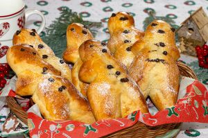 Recette Mannele, le petit bonhomme brioche de St-Nicolas