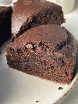 Recette Fudgy cacao cake : le gâteau à double texture