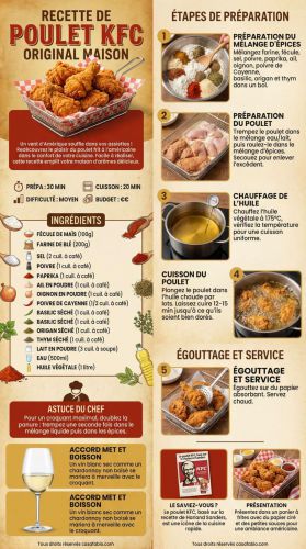 Recette Poulet KFC original maison