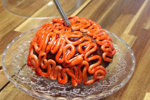 Recette Gâteau cerveau pour Halloween