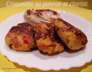 Recette Croquettes au poivron et chorizo