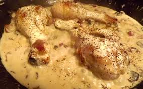 Recette Poulet à la crème