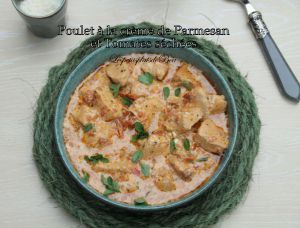 Recette Poulet à la crème de parmesan et tomates séchées