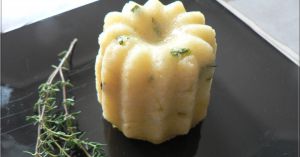 Recette Canneles de polenta citron courgette