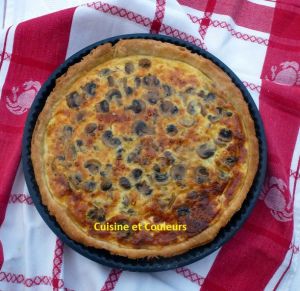 Recette Quiche lorraine avec des champignons et le petit " twist" d'Anne Sophie Pic