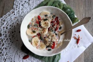 Recette Porridge de quinoa aux superaliments (vegan)