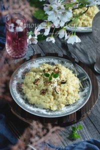 Recette Risotto aux courgettes sans vin