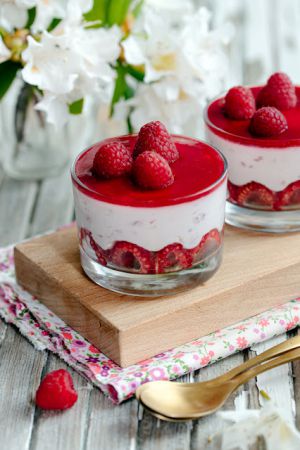 Recette Mousses de framboises; Recette facile