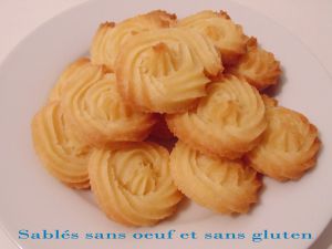 Recette Sablés sans oeuf et sans gluten