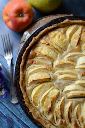 Recette Pâte à tarte croustillante aux pommes