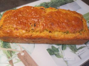 Recette Cake jambon/olives:Gruyère