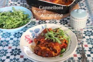 Recette Cannelloni farcis au bœuf sauce à l'aubergine