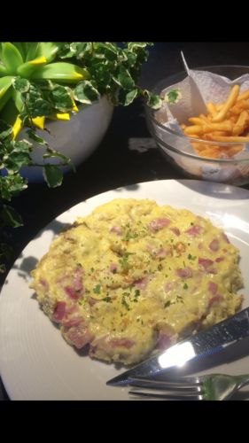 Recette Omelette jambon fromage