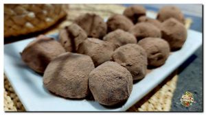 Recette Truffes au chocolat gout caramel