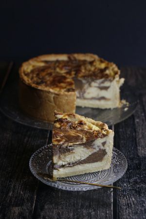 Recette Flan marbré vanille chocolat