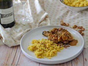 Recette Tajine de poulet aux fruits secs