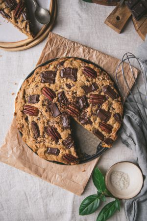 Recette Cookie Cake Géant au Chocolat