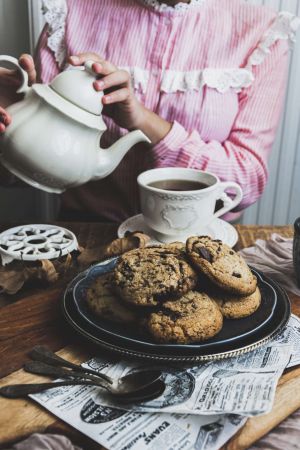 Recette Cookies au beurre noisette et pensées de solitude