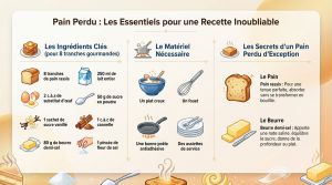 Recette Pain perdu beurre demi sel : fondant et croustillant