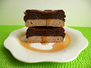 Recette Muffin marbré vanille cacahuète chocolat au chia et au psyllium (hyperprotéiné, diététique, végétarien et très riche en fibres)