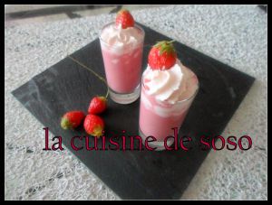 Recette Smoothies : fraise yaourt !