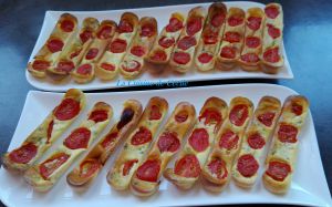 Recette Sticks de fromage frais et tomates cerises