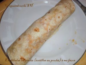 Recette Enchiladas au poulet (tortillas au poulet) a ma facon
