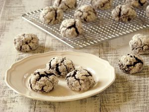 Recette Cookies craqueles au chocolat (chocolate crinkles)
