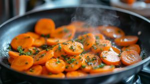 Recette Secrets d’une poêlée de carottes dorées et croquantes